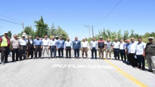 Alişar, Kemerköprü ve Serintepeye, yol ve su müjdesi