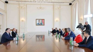 Aliyev, TBMM Başkanı Kurtulmuşu kabul etti