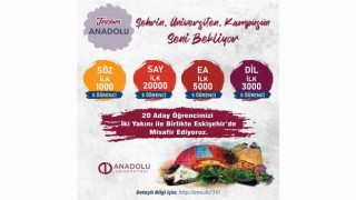 Anadolu Üniversitesi başarılı öğrencileri Eskişehirde ağırlıyor