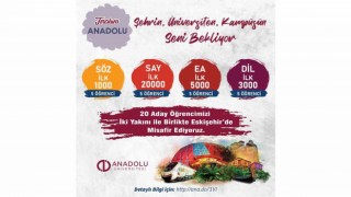 Anadolu Üniversitesi başarılı öğrencileri Eskişehirde ağırlıyor
