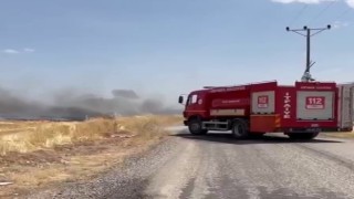 Anız yangını korkuttu