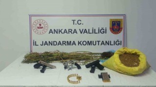 Ankara'da 4 kilogram kenevir ele geçirildi