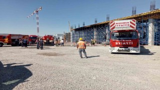 Ankarada korkutan inşaat yangını