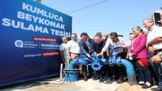 Antalyada sulama birliklerinin elektrik maliyetlerinin yüzde 85ini büyükşehir karşılıyor