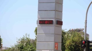 Antalyada termometreler 46yı gösterdi, sahil ve sokaklar boşaldı