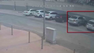 Araçtan hırsızlık yapan şüpheli, polisten kaçamadı