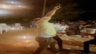 Asker eğlencesinde silahla ateş edip davetlilere korku dolu anlar yaşattı