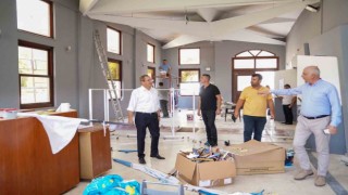 Ayvalıkta İsmet İnönü Kültür Merkezi Adan Zye yenileniyor