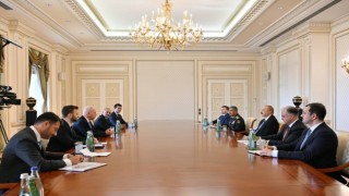 Azerbaycan Cumhurbaşkanı Aliyev, İsrail Savunma Bakanı Galantı kabul etti