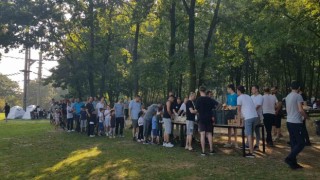 Babalar ve çocukları Macera Parkta unutulmaz bir hafta sonu geçirdi