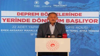 Bakan Özhaseki: “Yerinde dönüşüm projesine e-Devlet üzerinden son bir saat içerisinde tam bin 200 başvuru oldu”