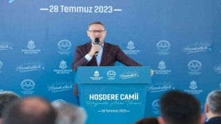 Başakşehirde Hoşdere Camii ibadete açıldı