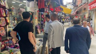 Başkan Alan, Fevzipaşa Caddesinde esnafları gezdi