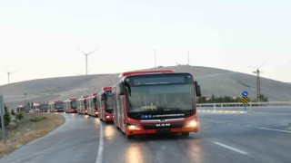 Başkan Altay: Alımını yaptığımız 50 doğal gazlı ve hibrit otobüsün 8i daha şehrimize geldi