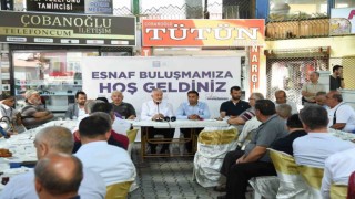 Başkan Başdeğirmen, Cuma Kapalı Pazaryeri esnafıyla buluştu