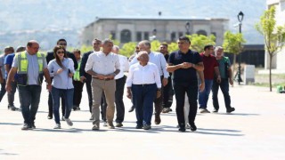 Başkan Büyükkılıç Recep Tayyip Erdoğan Millet Bahçesindeki Çalışmaları İnceledi