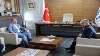 Başkan Büyükkılıçtan Hacılar Belediye Başkanı Özdoğana ziyaret