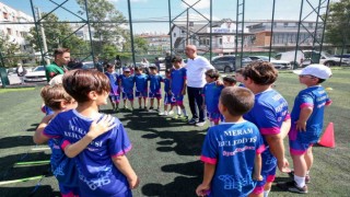 Başkan Kavuş, yaz spor okulu öğrencileriyle buluştu
