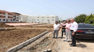 Başkan Özlü sahadaki çalışmaları inceledi