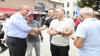 Başkan Sandıkçıdan aşure ikramı