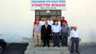 Başkan Yaşar, Yeni Başkent Oto Sanayi Sitesi esnafını ziyaret etti