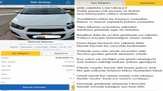 Batmanda bir vatandaş aracını şiir ile satışa sundu