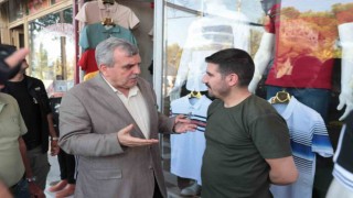 Beyazgül esnafla bir araya geldi