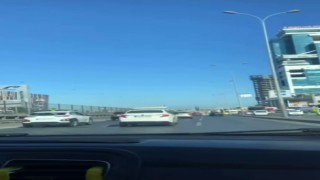 Beylikdüzünde trafiği tehlikeye atarak seyreden sürücüye ceza yağdı