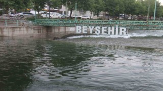 Beyşehir Gölünden Konya Ovasına su verilmeye başlandı