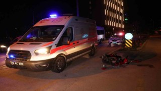 Boluda cip ile motosiklet çarpıştı: 1 yaralı