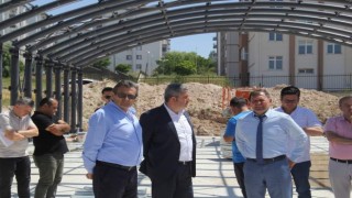 Bünyanın hayali gerçek oluyor: Bünyan Kapalı Yarı Olimpik Yüzme Havuzunda çalışmalar sürüyor