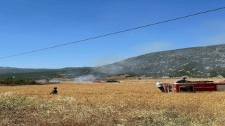 Burdurda sigara izmaritinden çıkan yangın büyümeden söndürüldü