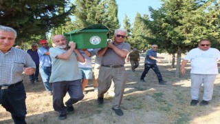 Burhaniyede Ruhi Odabaşı son yolculuğuna uğurlandı