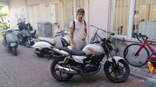 Çalınan motosikletine 20 gün sonra hurdaya dönmüş halde kovuştu