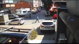 Çekmeköyde doğalgaz patlamasına ait yeni görüntüler ortaya çıktı