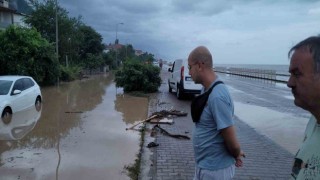 Cide Kaymakamı Tuncay Karataştan sel açıklaması: