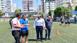 Çukurovalı çocuklar spor yapıyor