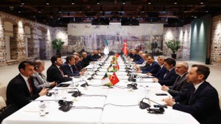 Cumhurbaşkanı Erdoğan ile heyetler arası görüşme devam ediyor