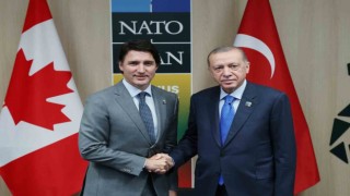 Cumhurbaşkanı Erdoğan, Kanada Başbakanı Trudeau ile görüştü