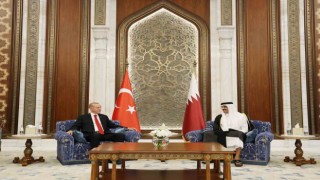 Cumhurbaşkanı Erdoğan, Katar Emiri Al Thani ile görüştü