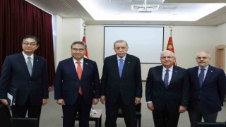 Cumhurbaşkanı Erdoğan Kore Dışişleri Bakanı Jin ile görüştü