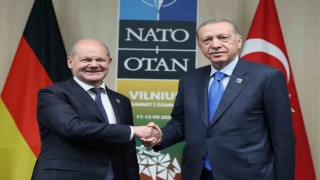 Cumhurbaşkanı Erdoğan, Scholzla görüştü