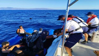 Datçada 34 düzensiz göçmen kurtarıldı