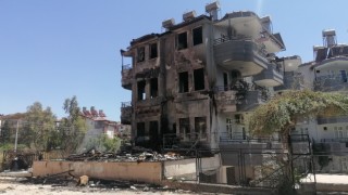 Depoda çıkan yangın korku dolu anlar yaşattı