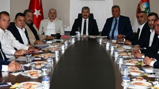 Deprem Bölgesinde İnceleme Toplantısı Yapıldı