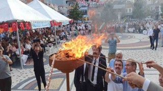 Devrekte festival meşalesi ateşlendi