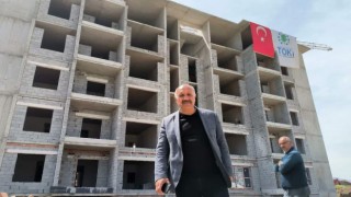 Doğanşehirde deprem konutları devam ediyor