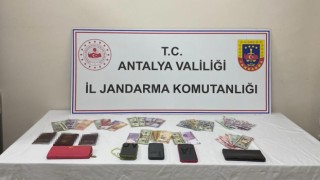 Dolar ve gümüş kolye hırsızları jandarmadan kaçamadı