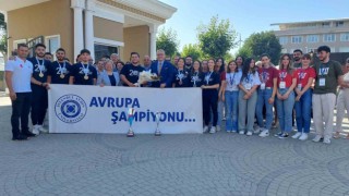 Dövüş Sporlarında Avrupa Şampiyonluğu getiren gençlere gurur karşılaması