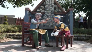 Dünyaca ünlü masal kahramanları bu bahçede buluştu